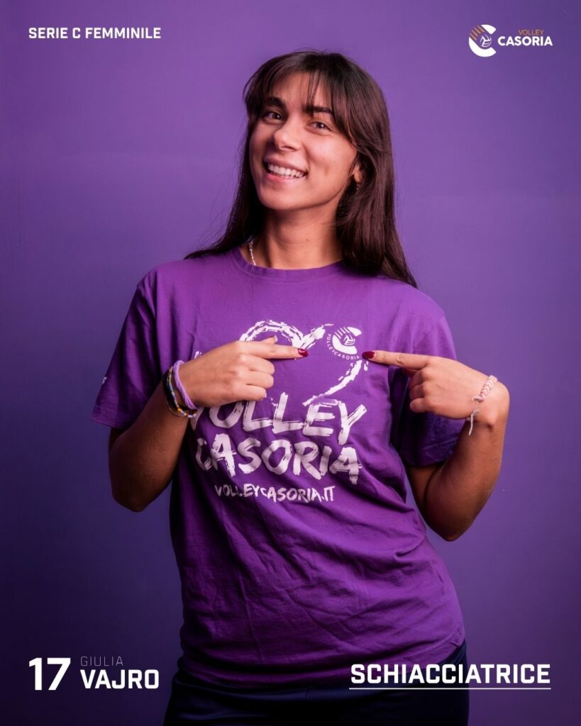 Giulia Vajro schiacciatrice Volley Casoria Serie C femminile