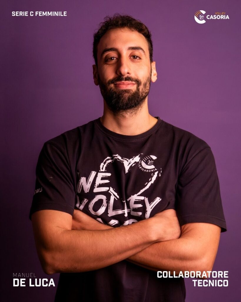 Manuel De Luca collaboratore tecnico Volley Casoria Serie C femminile