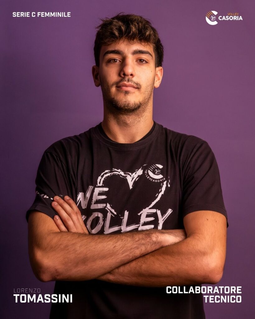 Lorenzo Tomassini collaboratore tecnico Volley Casoria Serie C femminile