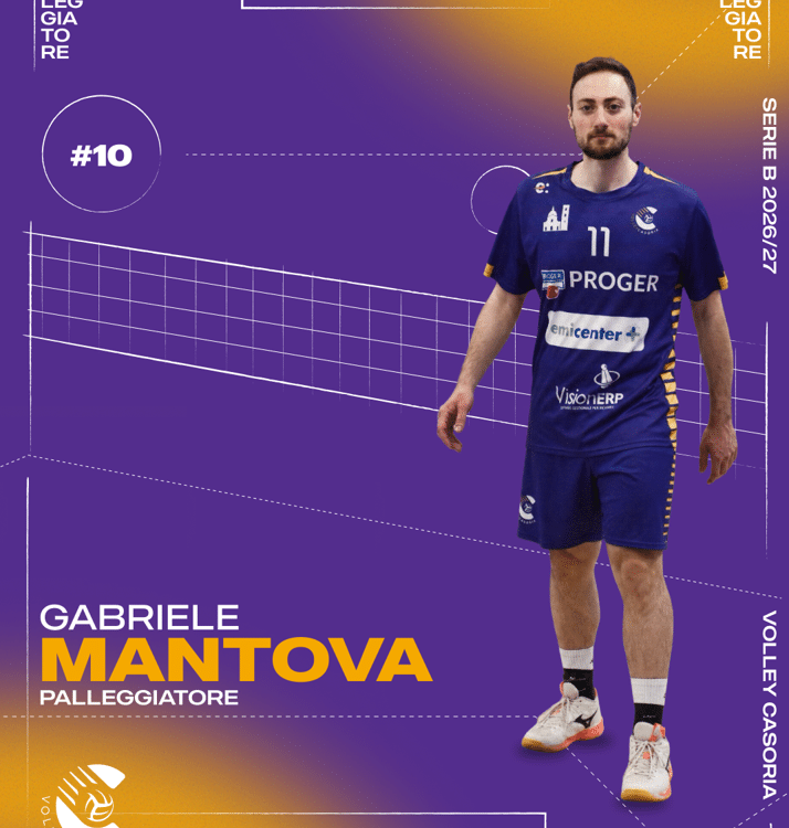 Gabriele Mantova volley casoria serie B 2026/27