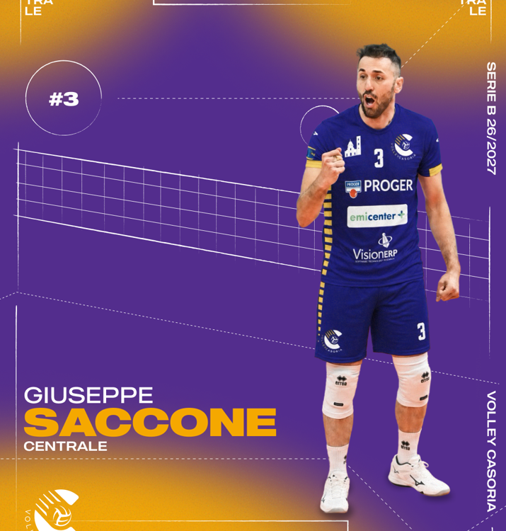 giuseppe saccone volley casoria serie b 2026/27